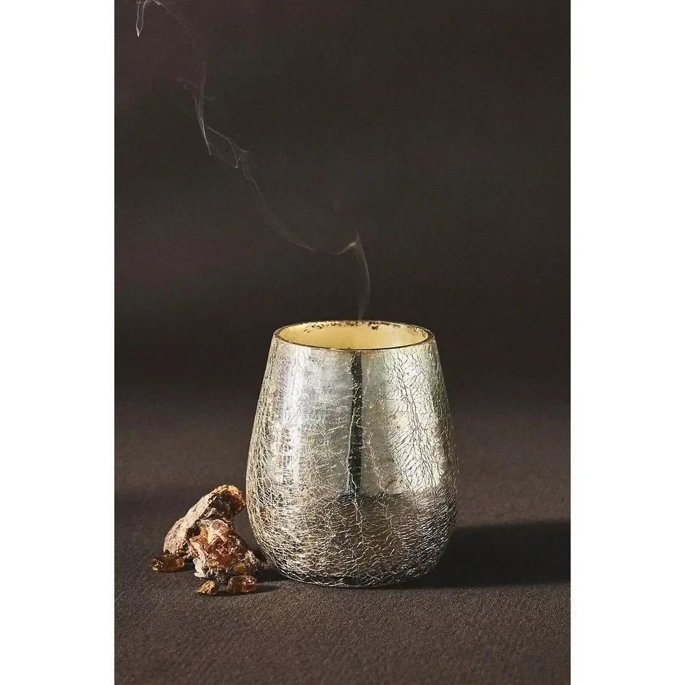 ANTHROPOLOGIE Amanita Toadstool Candle Yellow Mushroom